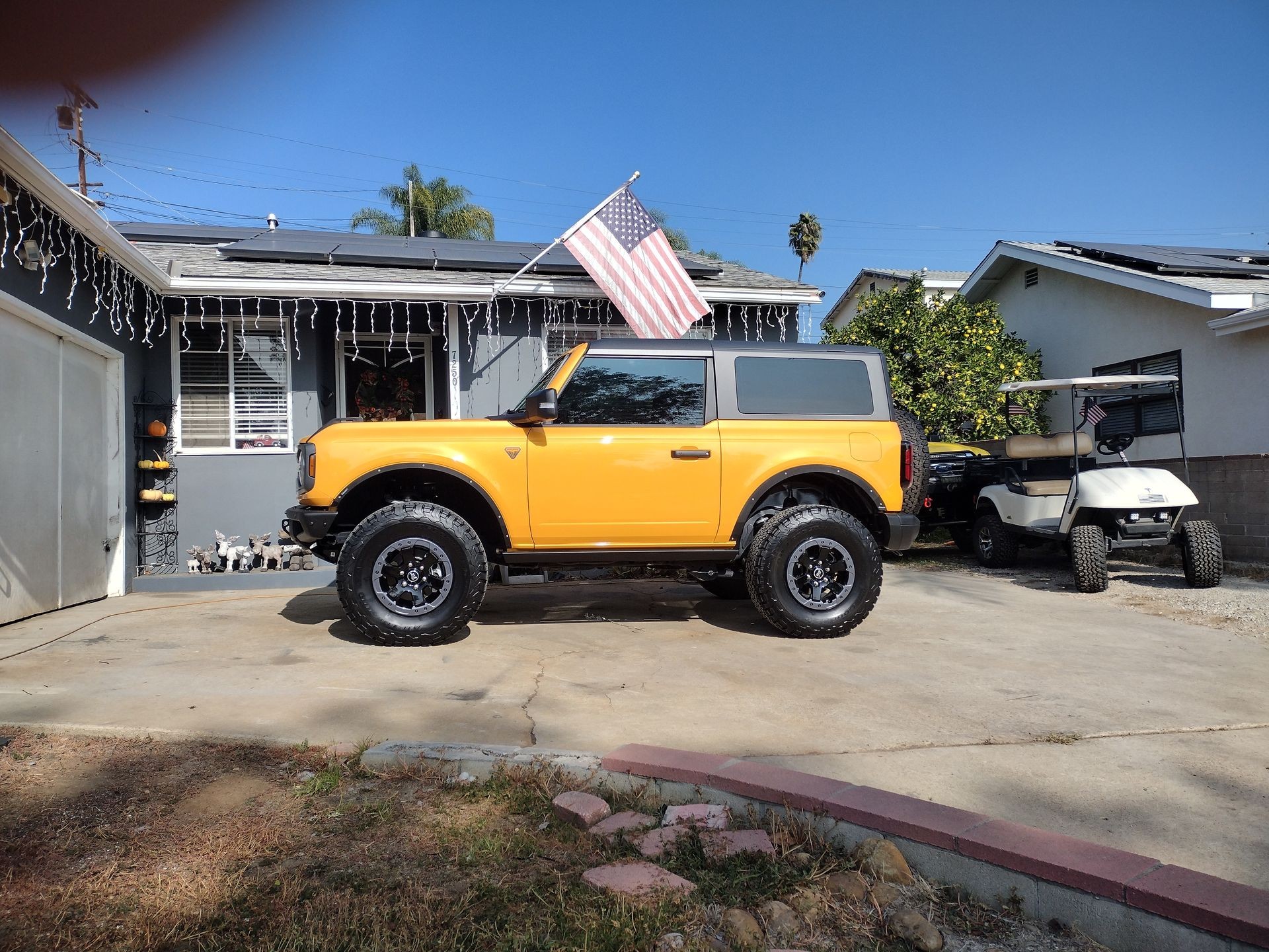 TrueTints by Gary, Mobile Automotive Window Tinting Service in San Diego County. Tinted this 2022 Ford Bronco with Nano-Carbon IR at the customers house!